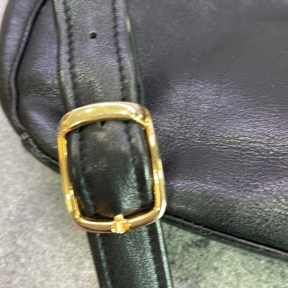 black Tignanello all leather shoulder bag - Picture 7 of 12